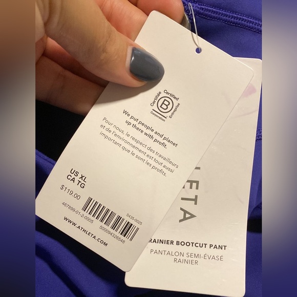 ATHLETA Rainier Bootcut Pant // Noble Blue #467899 - Picture 9 of 13